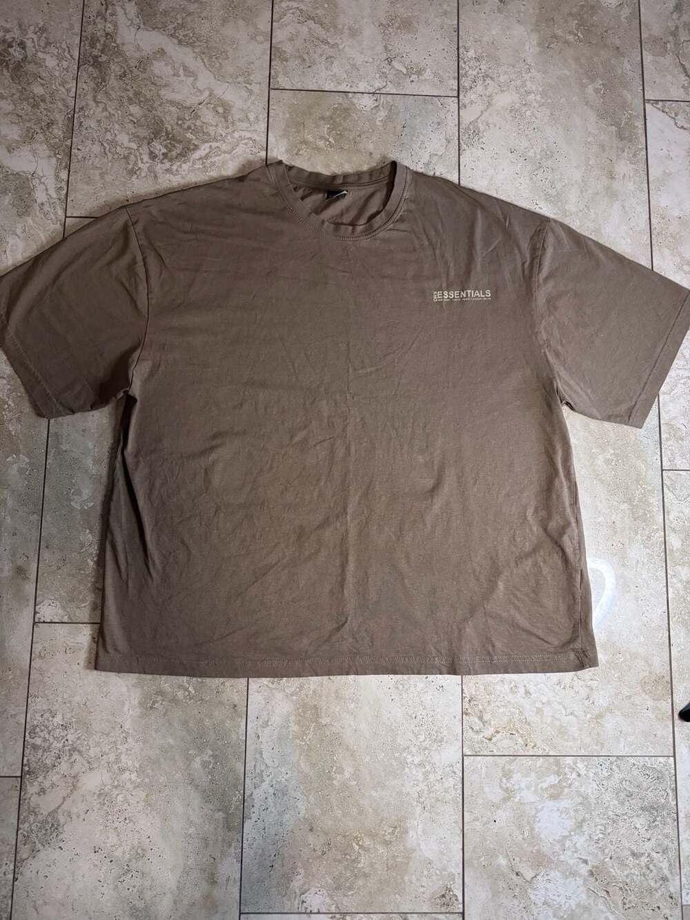 DRU Essentials Brown Graphic Short Sleeve T-Shirt